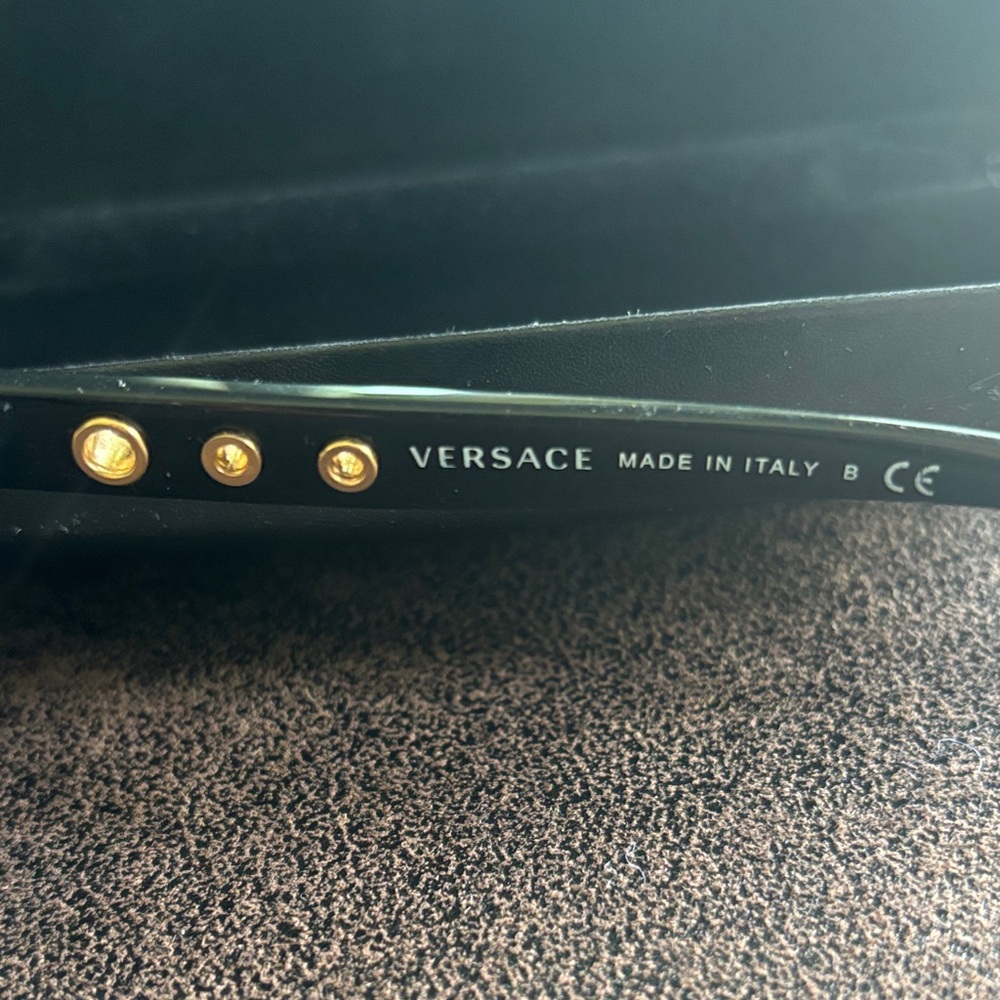 Versace Women's Black Glasses - Picture 3 of 8